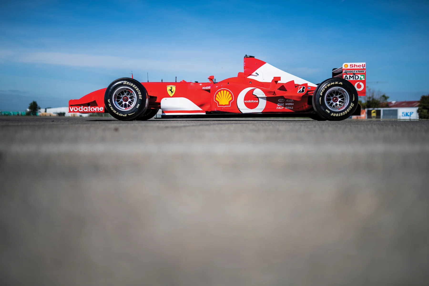 The 2002 Ferrari F2002 Formula 1 car